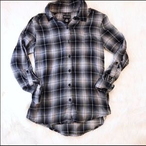 Wet Seal Plaid Flannel Shirt